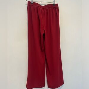 MELLODAY Wide Leg Red Trousers